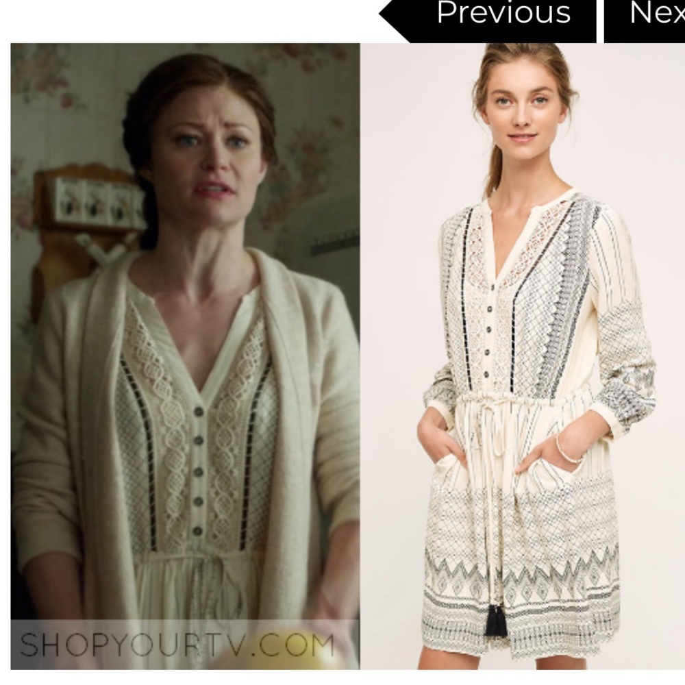 Anthropologie Perrie Lace Dress Floreat